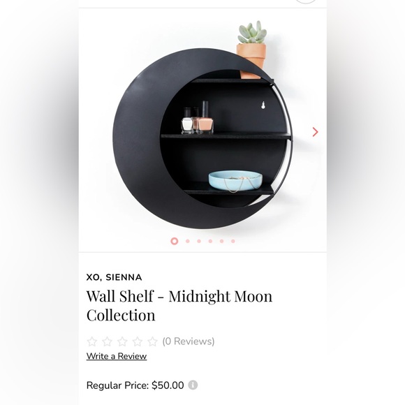 NIB - XO, SIENNA - Wall Shelf - Midnight Moon Collection - Picture 3 of 14